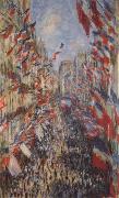 Claude Monet The Rue Montorgueil,3oth of June 1878 oil painting